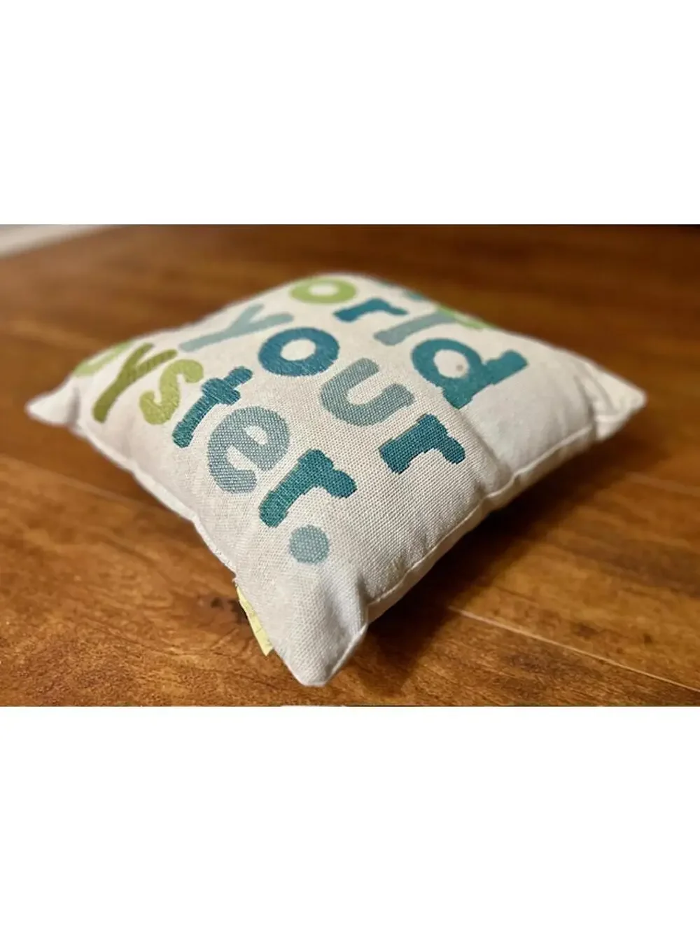 Decorative Throw Pillow with Inspirational Quote